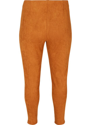 Leggings with texture and a zip, Glazed Ginger, Packshot image number 1