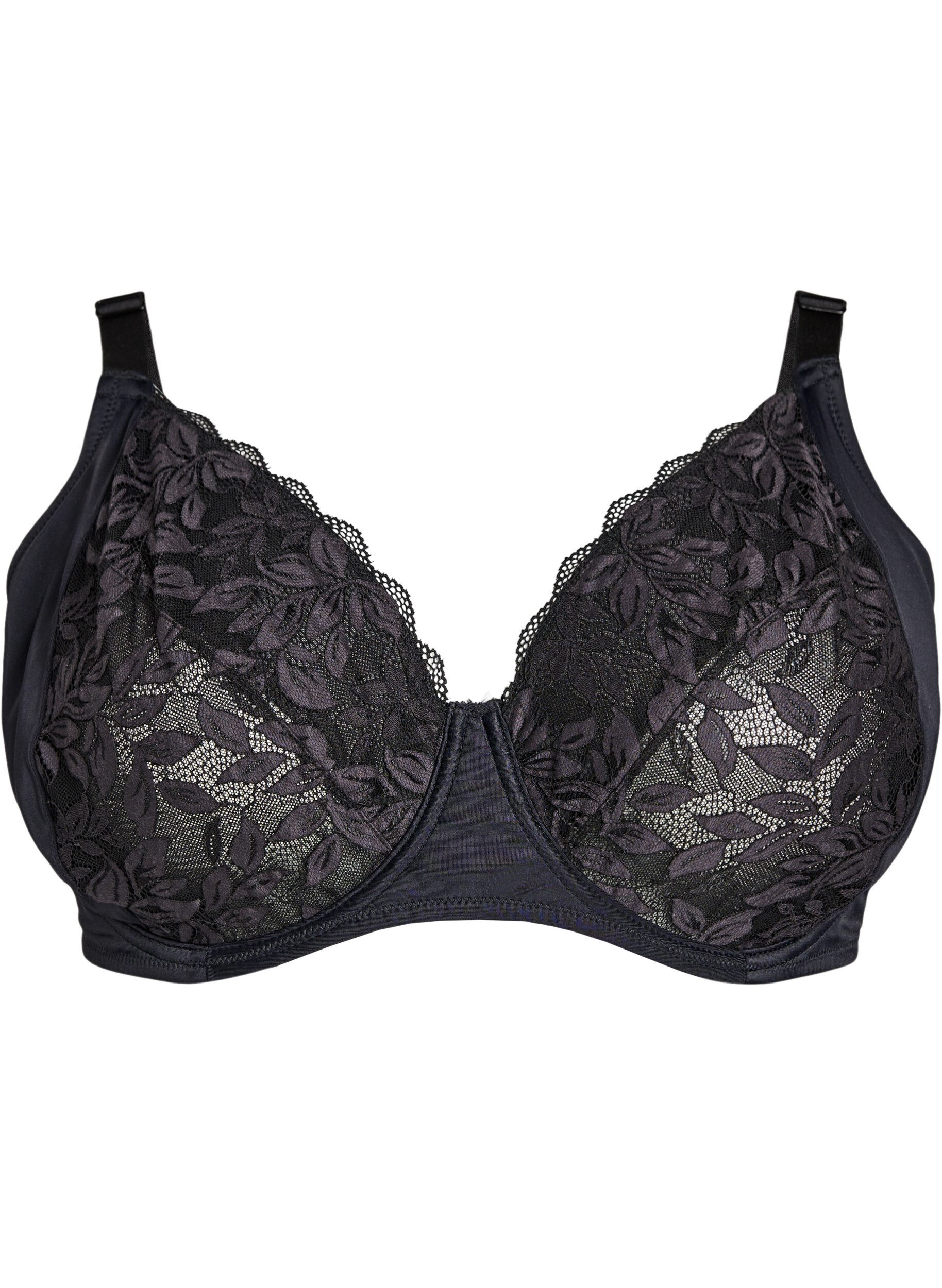 Full cover bra with lace