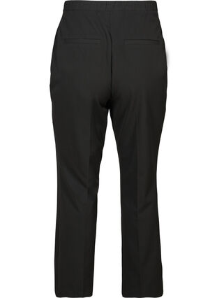 Classic trousers with an elasticated waist, Black, Packshot image number 1