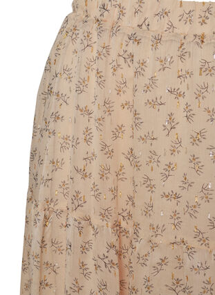 Skirt, FLOWER GOLD AOP, Packshot image number 2