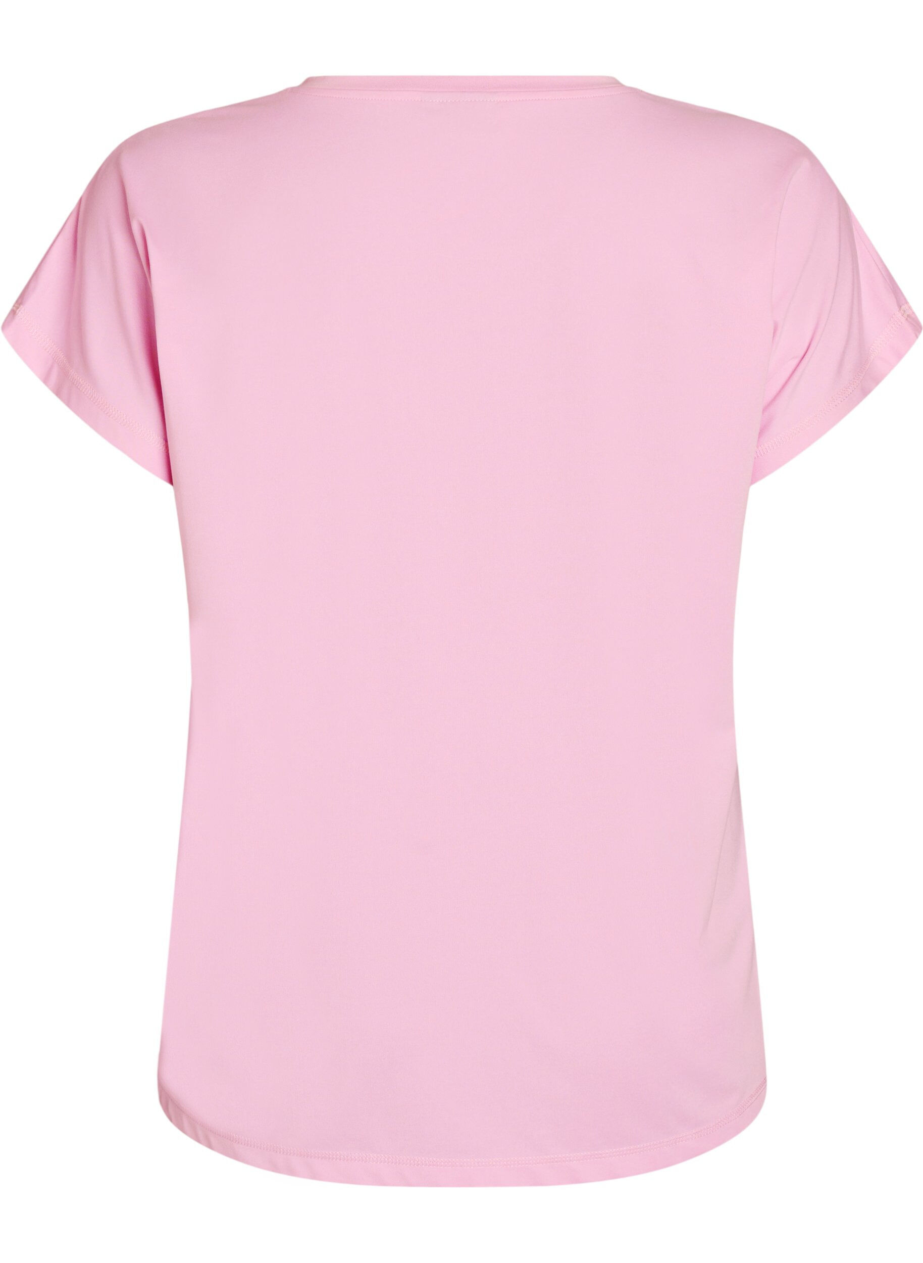 Zizzifashion Solid-coloured training T-shirt, Pink, Packshot image number 1