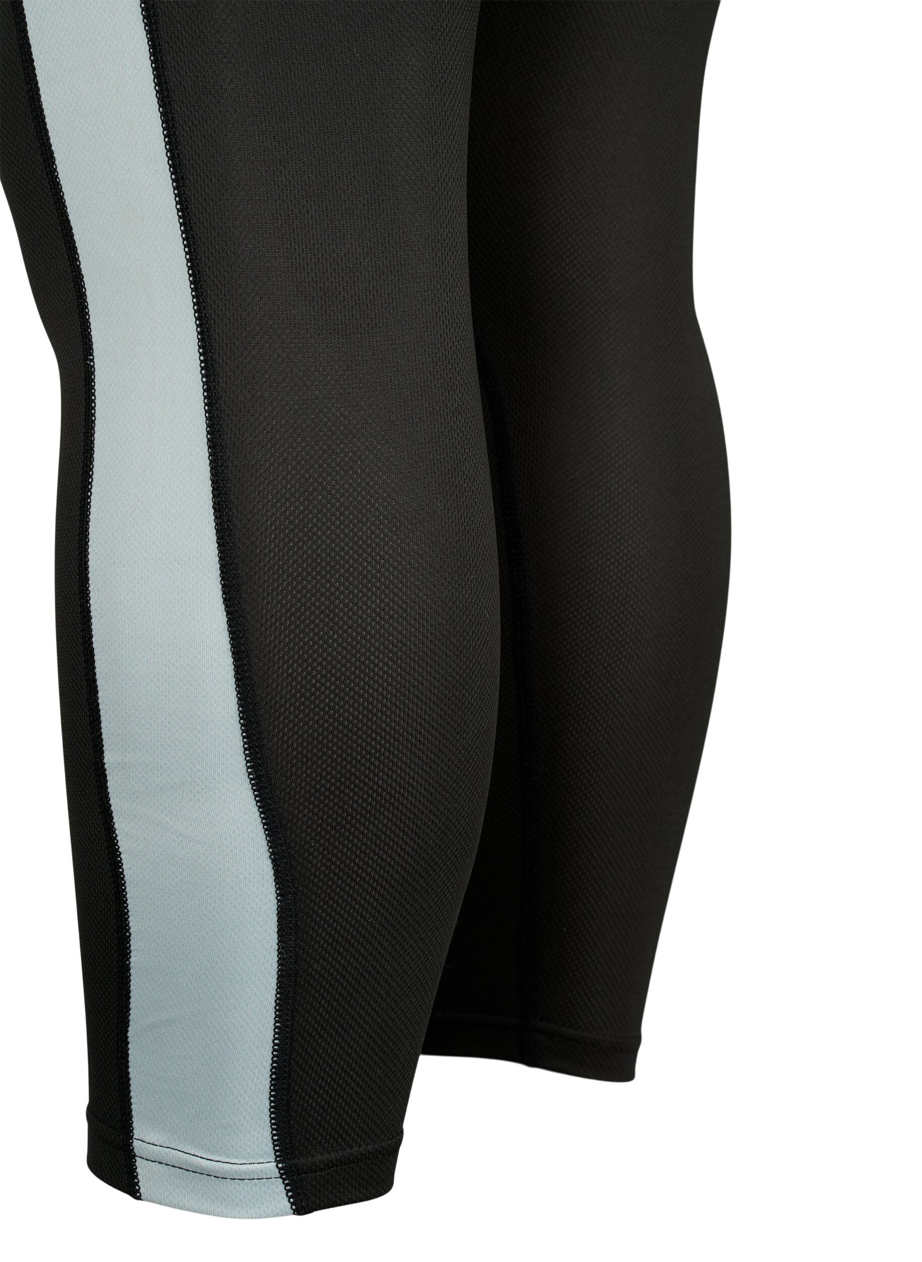Zizzifashion Ski underpants with contrast stripe, Black w. Gray Mist, Packshot image number 3