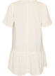 Cotton short-sleeved dress with a-line cut, Vanilla, Packshot image number 1