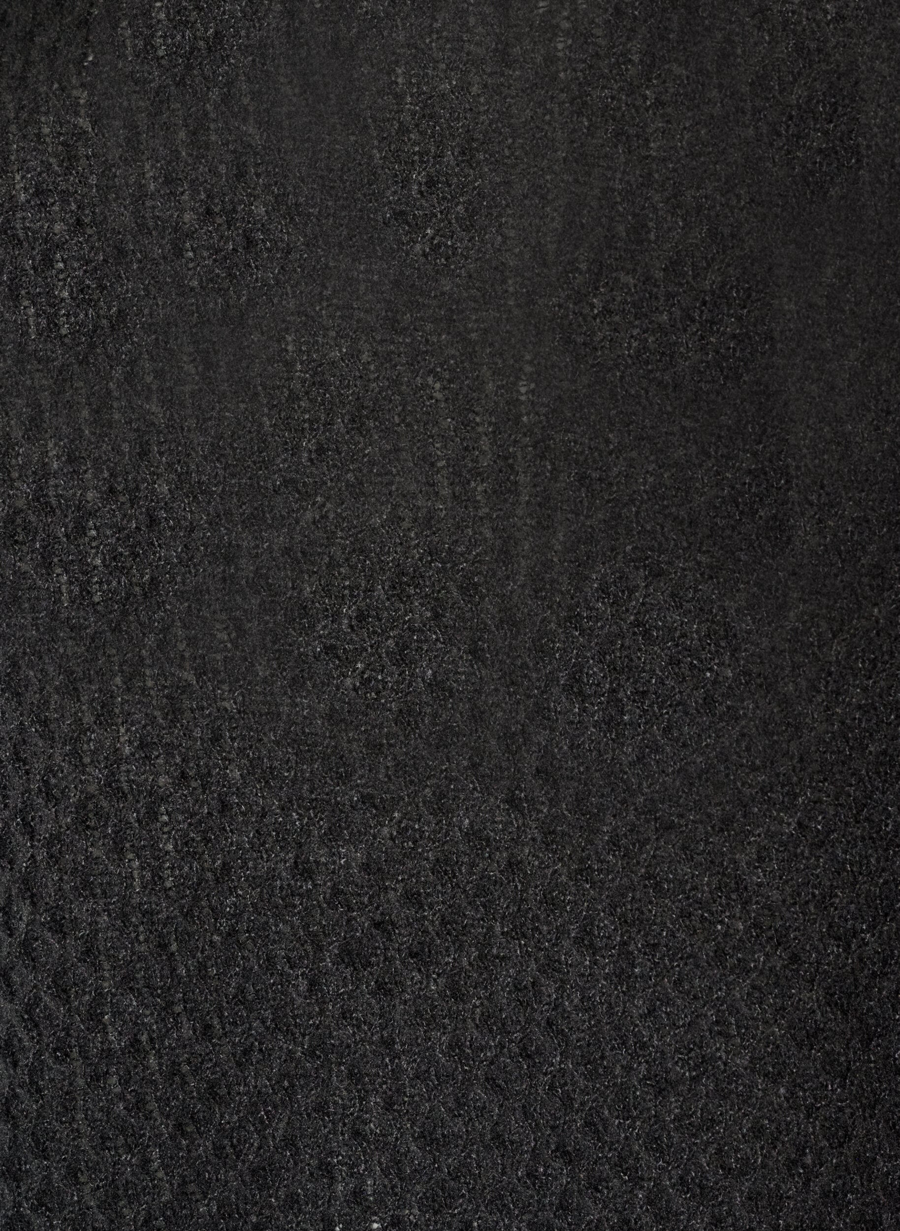 ZizzifashionKnitted blouse with a textured openwork pattern, Black, Packshot image number 2