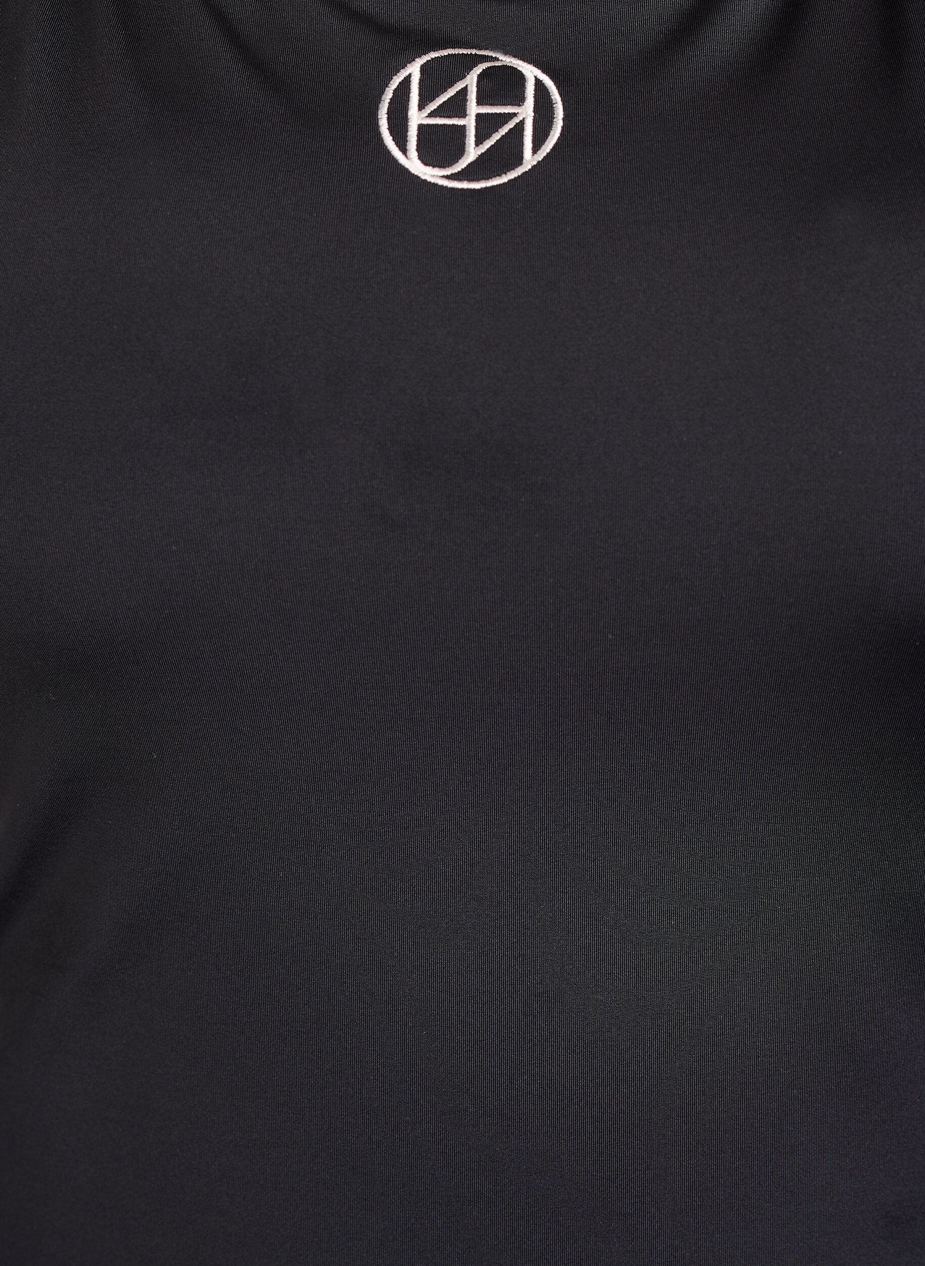 Zizzifashion Sports swimsuit with contrast trim and criss-cross straps, Black, Packshot image number 2