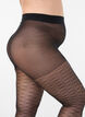 Patterned tights 25 denier, Black, Packshot image number 2