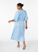 Polka dot midi dress with square neckline, Light Blue, Model image number 2