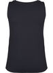 Tight-fitting training top with inner silicone edge, Black, Packshot image number 1
