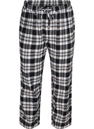 Pyjama trousers, Black/Rose Smoke, Packshot image number 0