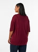 Loose T-shirt in viscose jersey, Red, Model image number 2