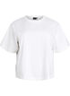 Boxy cotton t-shirt, White, Packshot image number 0