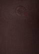 Fitted top with motif, Brown, Packshot image number 2