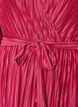 Pleated midi dress with batwing sleeves, Pink, Packshot image number 2
