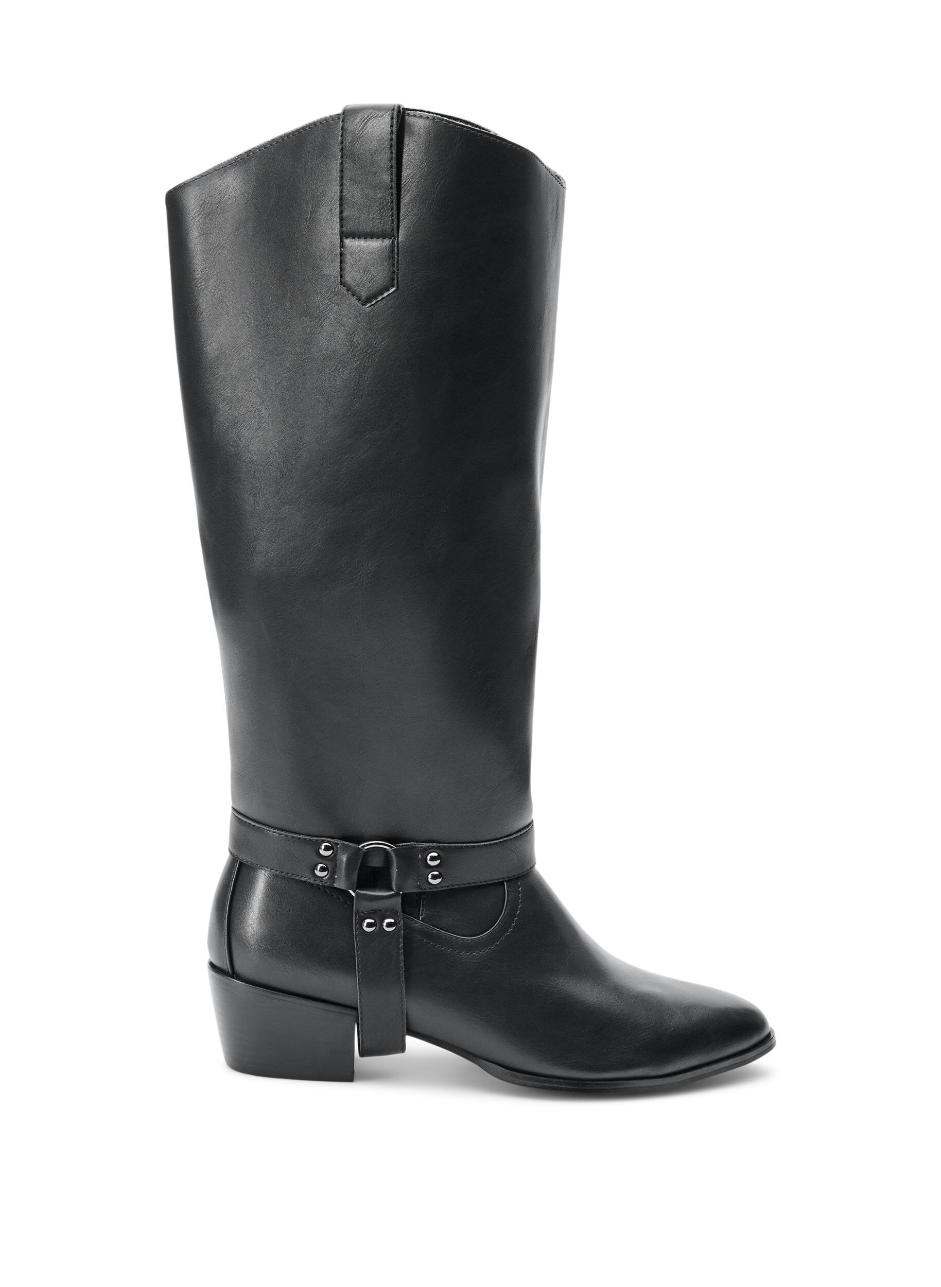 Long boot with detachable shaft