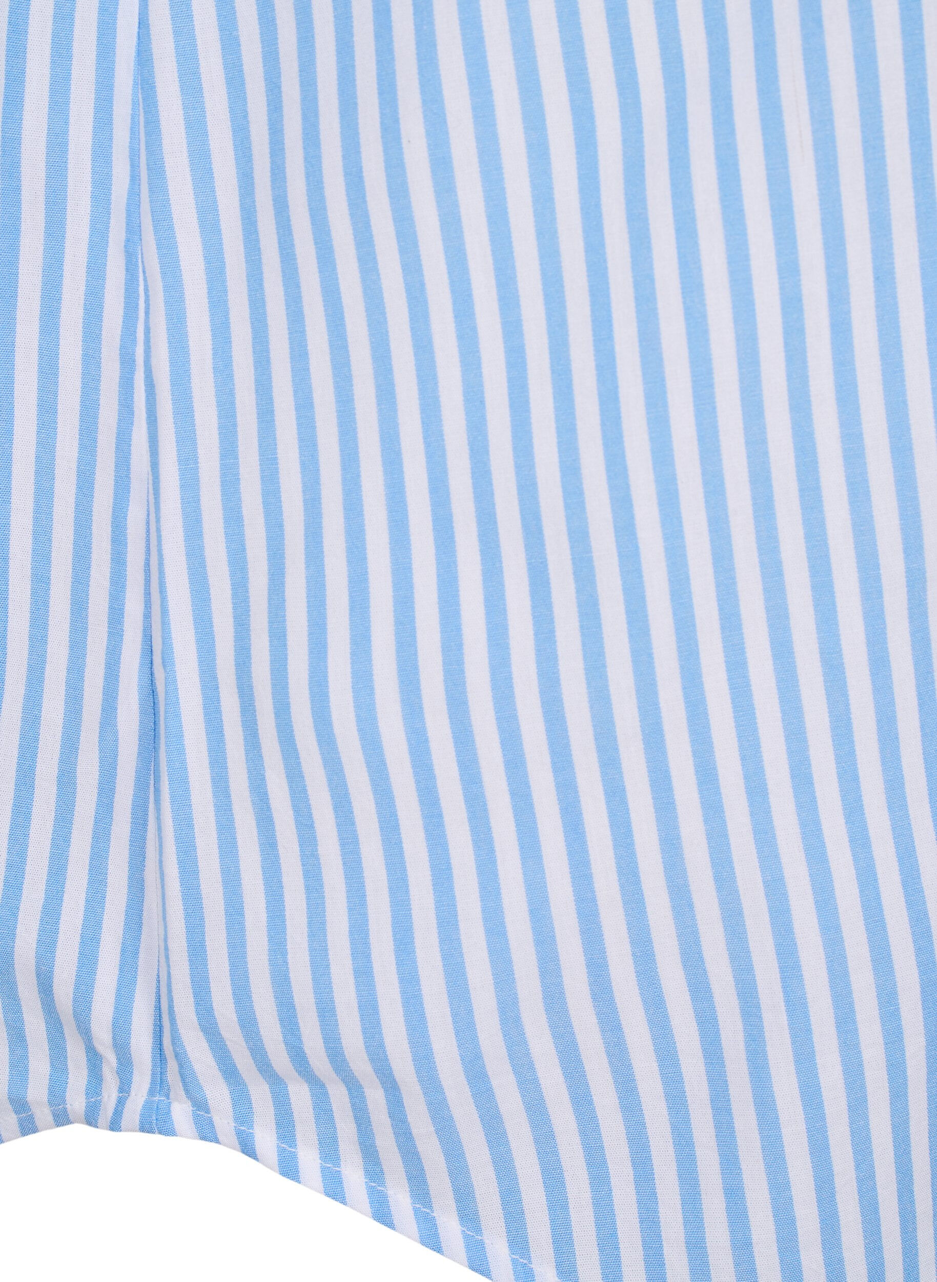 Zizzifashion Striped tunic with 3/4 sleeves, Light Blue, Packshot image number 3