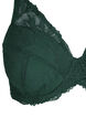Padded lace bra with underwire, Green, Packshot image number 2