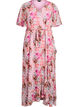 Chiffon maxi dress with a V-neck and ruffle hem, , Packshot image number 0