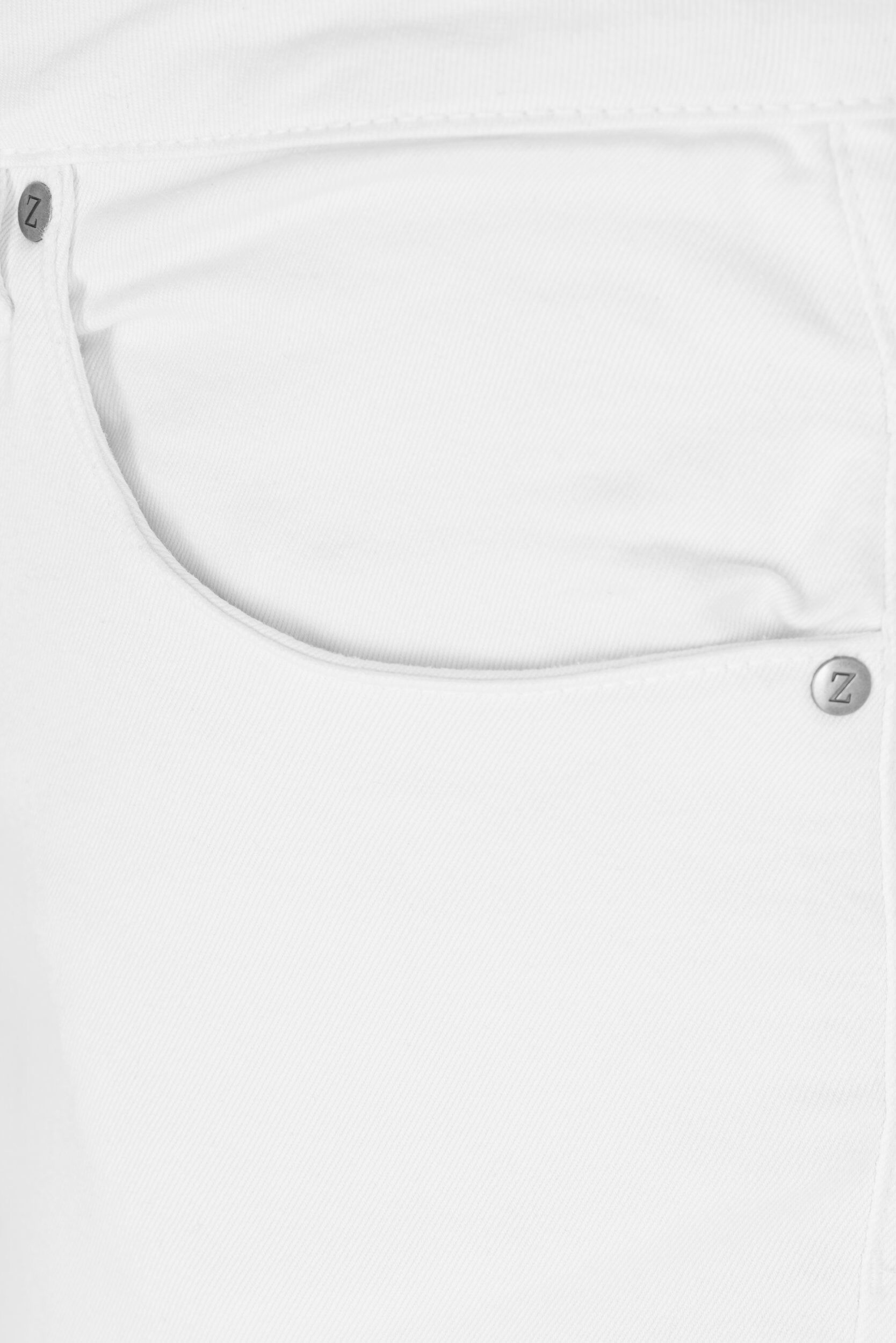 ZizzifashionHigh waisted Amy capri jeans with super slim fit, White, Packshot image number 2