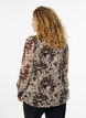 Blouse with floral print, Black, Model image number 2