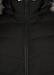 Short puffer jacket with hood, Black, Packshot image number 2