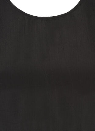 Long-sleeved viscose dress, Black, Packshot image number 2