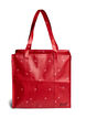 Shopping bag with zipper, Red, Packshot image number 1