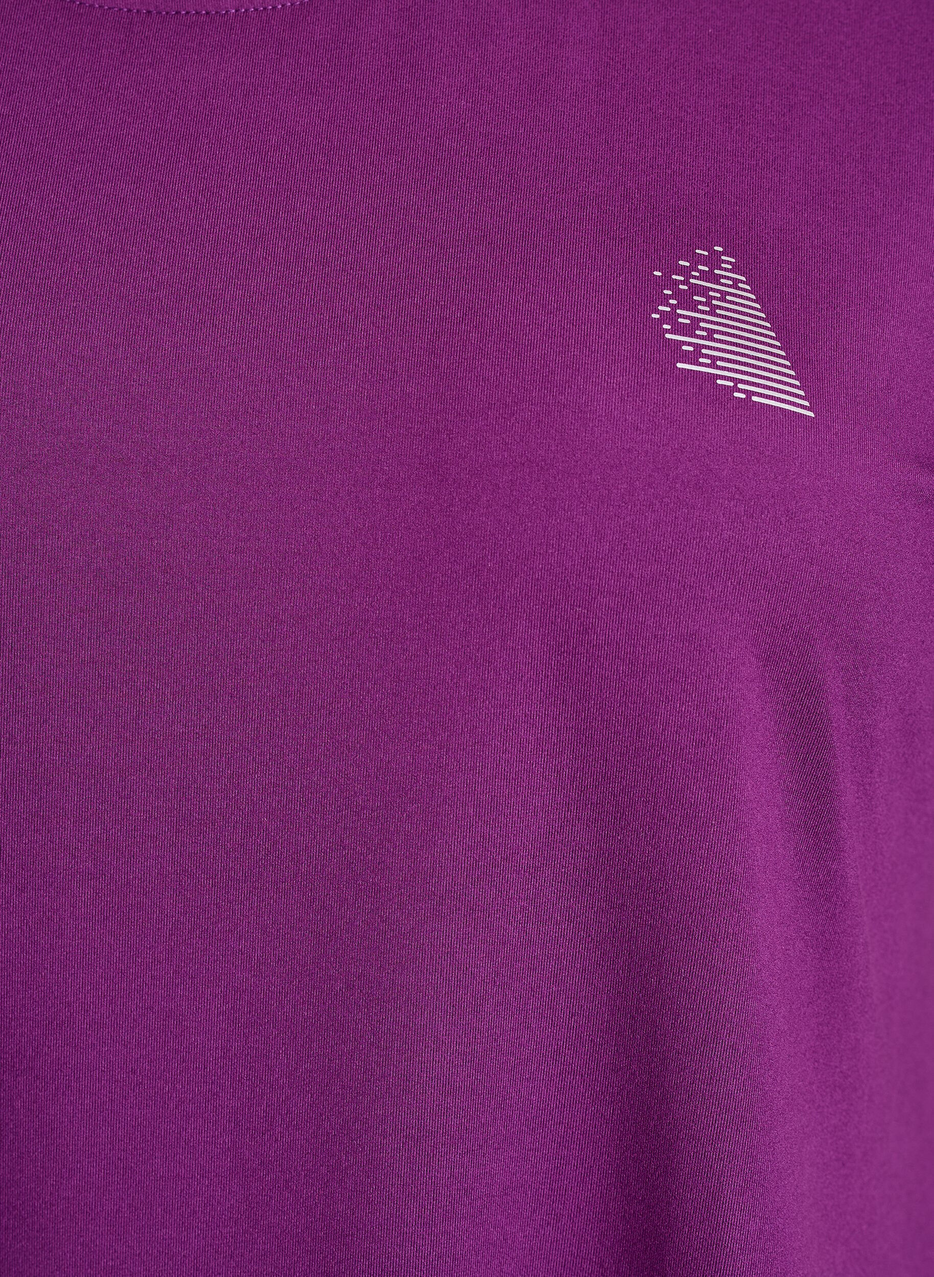 Zizzifashion Long training t-shirt, Purple, Packshot image number 2