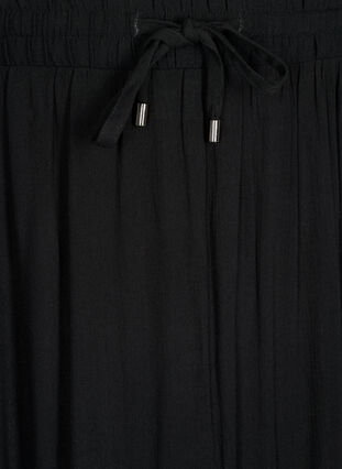 Viscose midi skirt, Black , Packshot image number 2