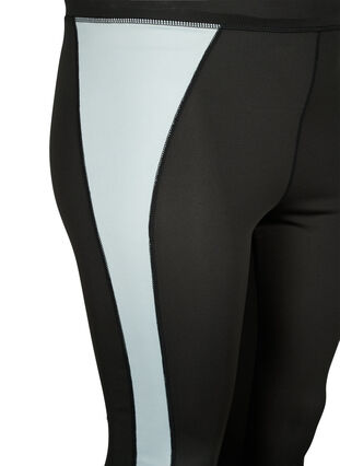 Ski underpants with contrast stripe, Black w. Gray Mist, Packshot image number 2