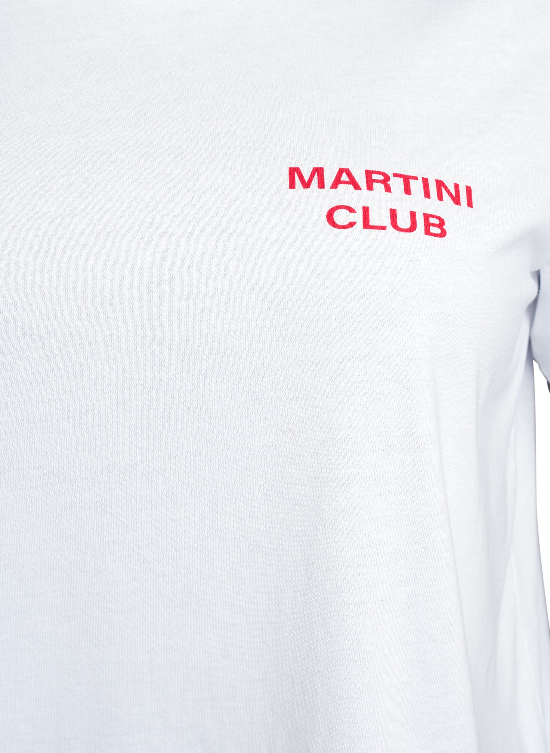 Zizzifashion T-shirt with print detail, White, Packshot image number 2