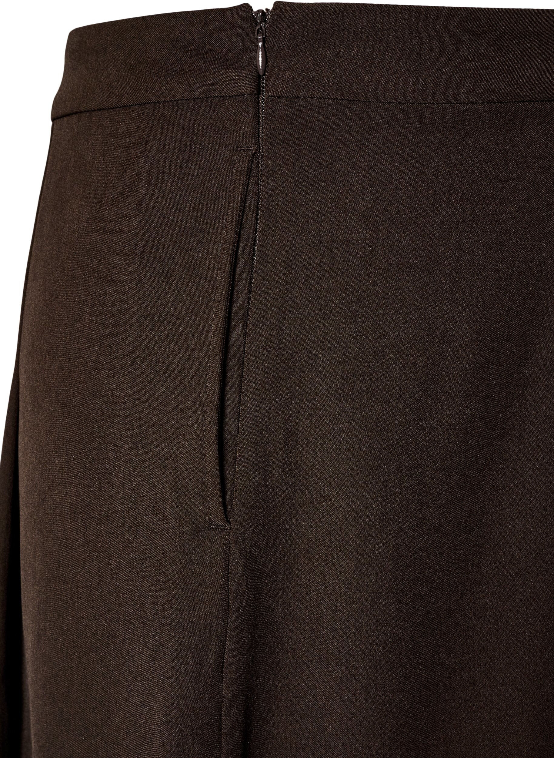 ZizzifashionKnee-length A-line skirt, Brown, Packshot image number 3
