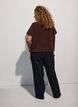 Teddy gilet with buttons and pockets, Brown, Model image number 2