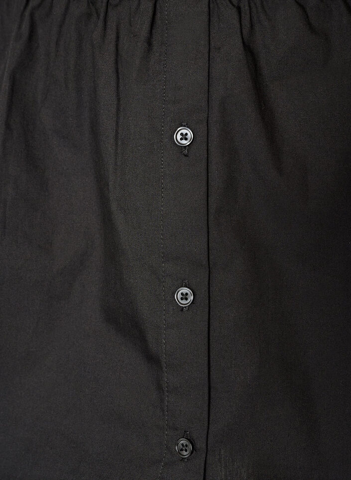 Shirt extender in 100% cotton, Black, Packshot image number 2