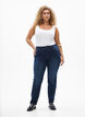 Slim fit jeans with a regular waist, Dark Blue, Model image number 0