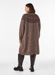 Knitted dress with jacquard pattern, Brown, Model image number 2