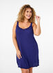Nightgown with lace hem, Blue, Model image number 0