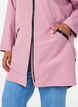 Rain jacket with pockets and a hood, Rose, Model image number 3