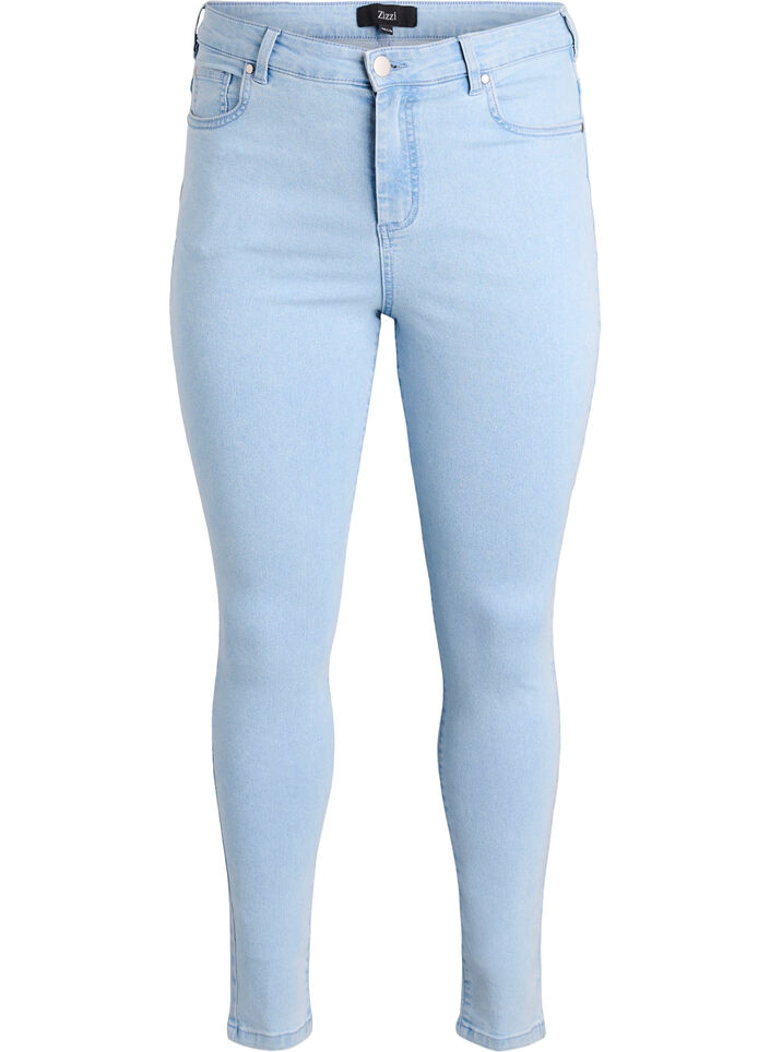 Amy high-waisted super slim fit jeans, Light Blue, Packshot image number 0