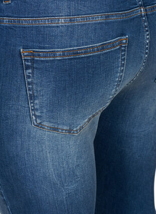 Super slim fit Amy jeans with a high waist, Blue denim, Packshot image number 3