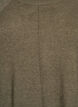 Short knitted dress with raglan sleeves and a centre seam, Green, Packshot image number 2