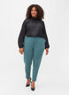 Cropped trousers with pockets, Silver Pine, Model image number 0