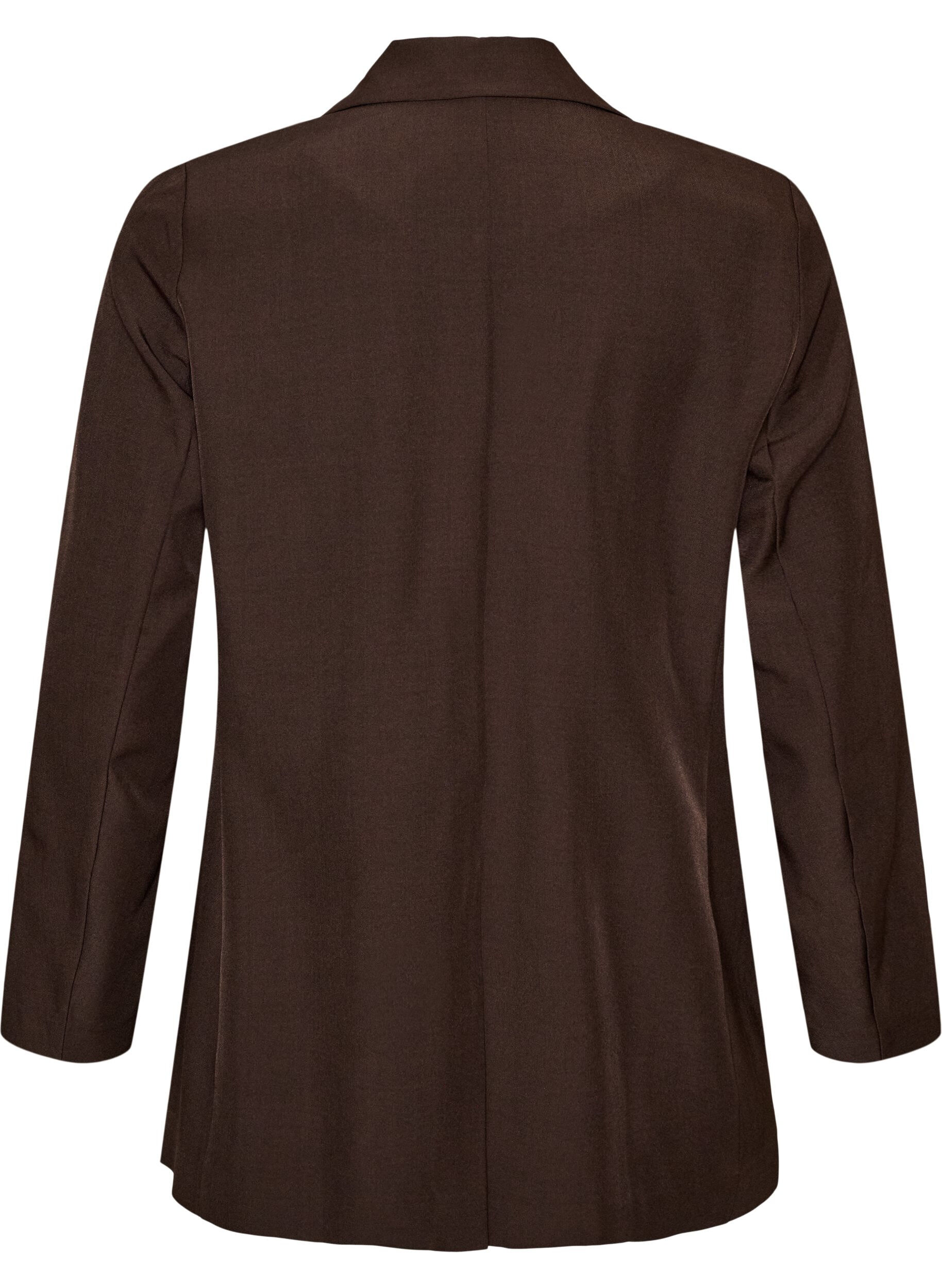ZizzifashionBlazer with pockets and slits, Brown, Packshot image number 1