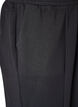 Loose jersey trousers with high waist and pockets, Black, Packshot image number 2