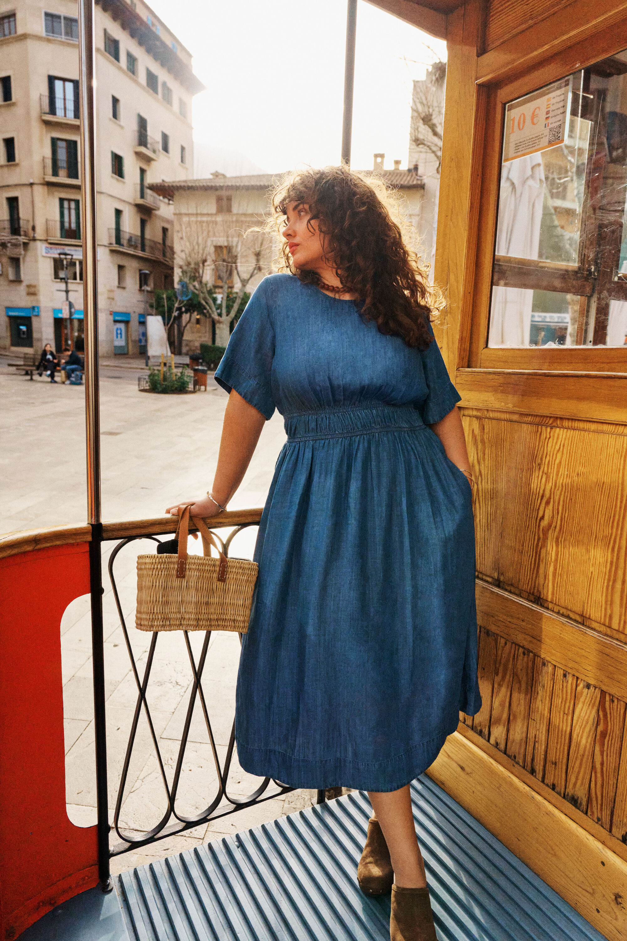 Zizzifashion Bohemian in blue tones, , Model