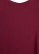 Basic plain cotton t-shirt, Dark Bordeaux, Packshot image number 2