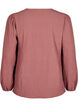 FLASH - Long-sleeved blouse with round neck, Rose Brown, Packshot image number 1
