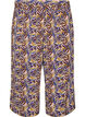 Culotte trousers with print, Beige, Packshot image number 0