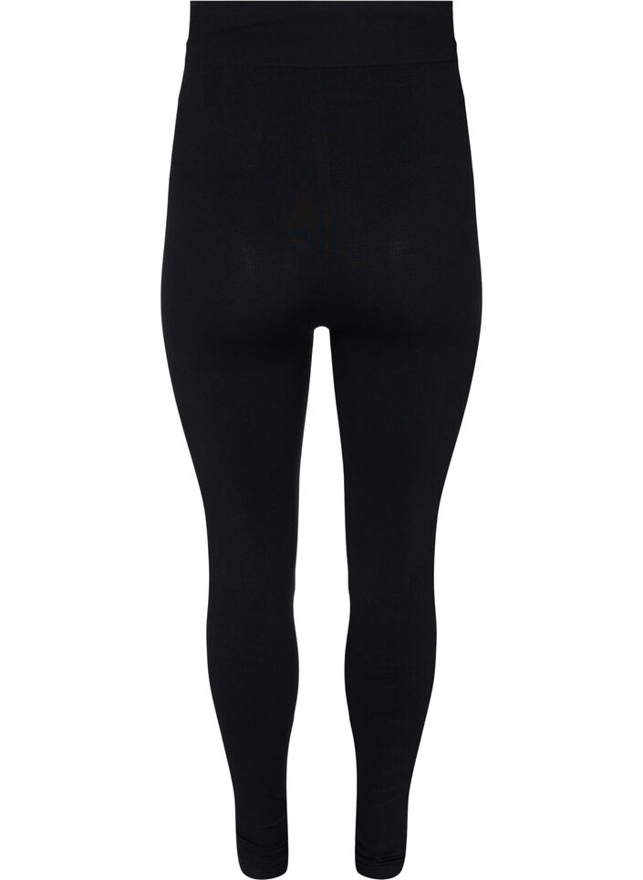 Seamless maternity leggings, Black, Packshot image number 1