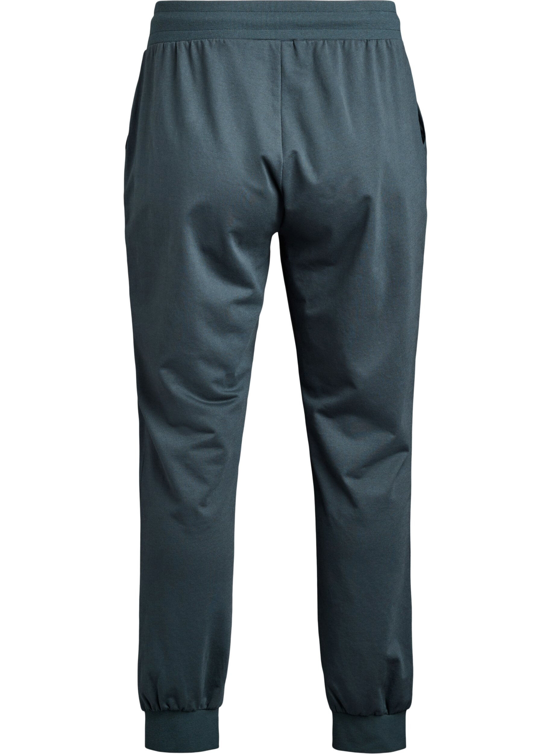 Zizzifashion Loose tracksuit trousers with pockets, Green, Packshot image number 1