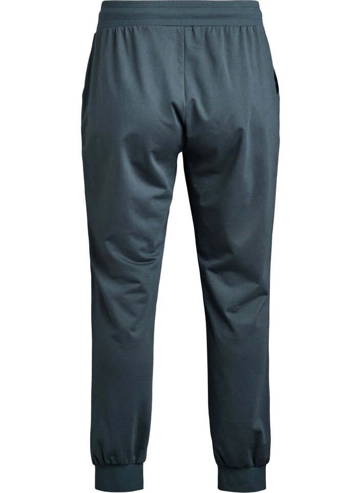 Loose tracksuit trousers with pockets, Green, Packshot image number 1